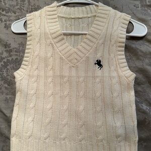 sleeveless sweater vest